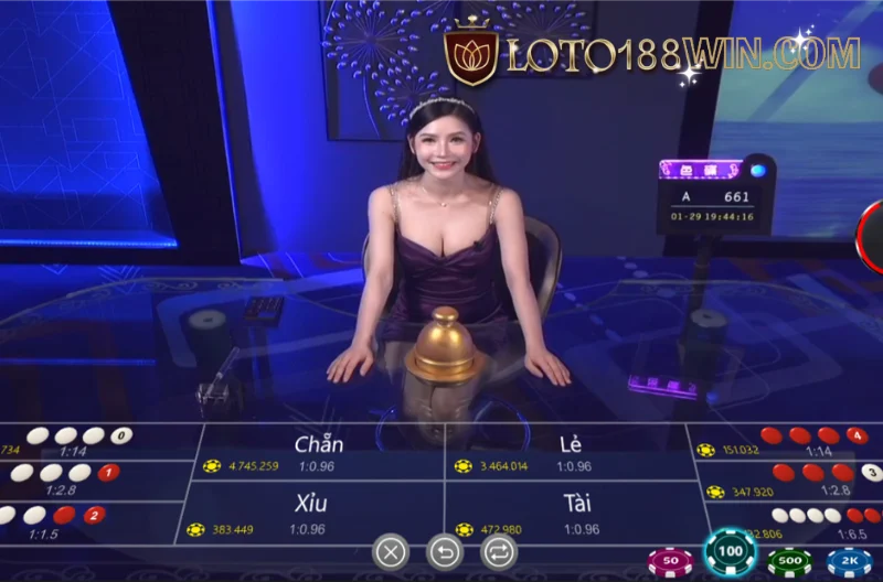 Xóc đĩa livestream Loto188 cho trò chuyện online