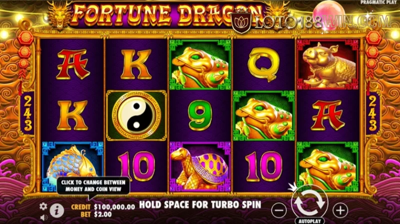 Scatter trong Fortune Dragon Loto188